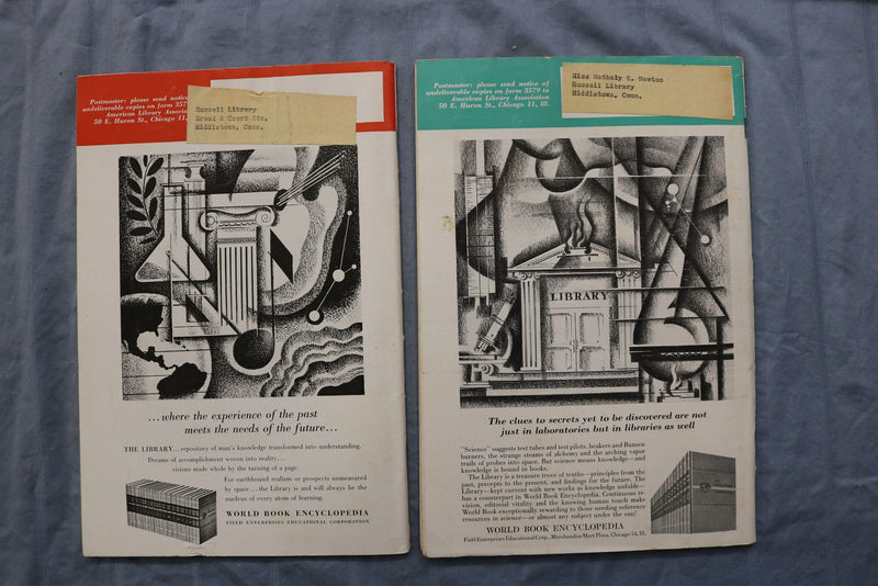 1961 ALA BULLETIN - SOFTCOVER BOOKS - LOT OF 2 - K 3233