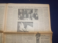 1942 OCT 3 NEW YORK TIMES - PRESIDENT SET TO FIX WAGES AND FARM PRICES - NP 6507