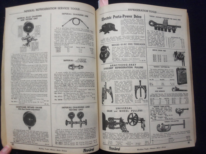1952 FORSLUND PUMP AND MACHINERY CORPORATION CATALOG KANSAS CITY, MO - R 97P