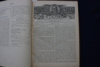1880-1884 THE MONTHLY MUSICAL RECORD HARDCOVER BOUND VOLUMES - LOT OF 2- KD 9540