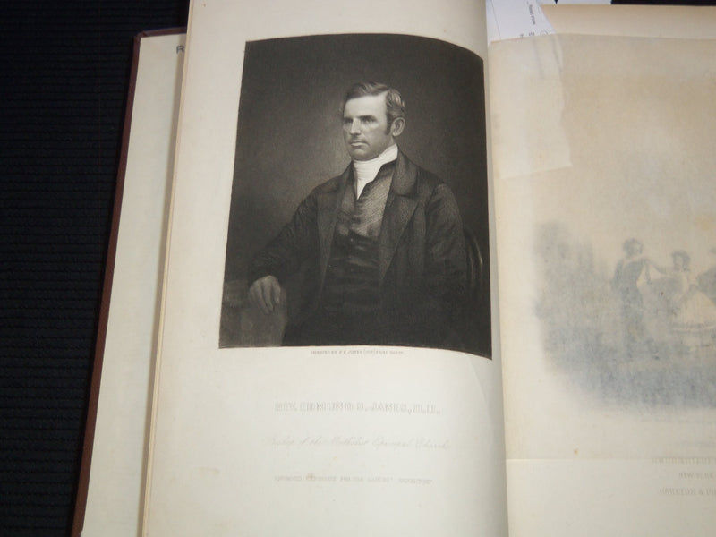 1855 THE LADIES' REPOSITORY MAGAZINE BOUND VOLUME - NICE ENGRAVINGS - KD 7883