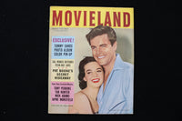 1957 AUGUST MOVIELAND MAGAZINE - NATALIE WOOD & ROBERT WAGNER COVER - E 24152