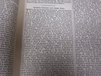 1868 SATURDAY REVIEW 2 BOUND VOLUMES - COMPLETE YR- PUBLISHED IN LONDON - R 1079