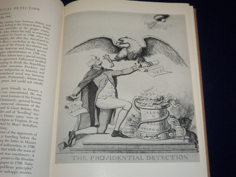 1944 A CENTURY OF POLITICAL CARTOONS BY ALLAN NEVINS VOLUME - KD 3560