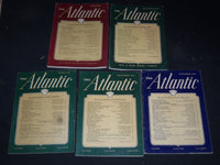 1931-1948 THE ATLANTIC MONTHLY MAGAZINE-LOT 18 ISSUES-STORIES & ARTICLES-WR 1364