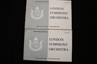 1961 MAY 5 & 22 LONDON SYMPHONY ORCHESTRA PROGRAMS - LOT OF 2 - K 1911