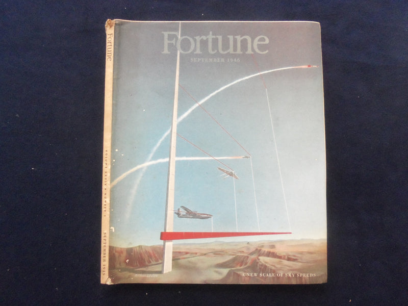 1946 SEPTEMBER FORTUNE MAGAZINE - GREAT COVER & ADS - F 927