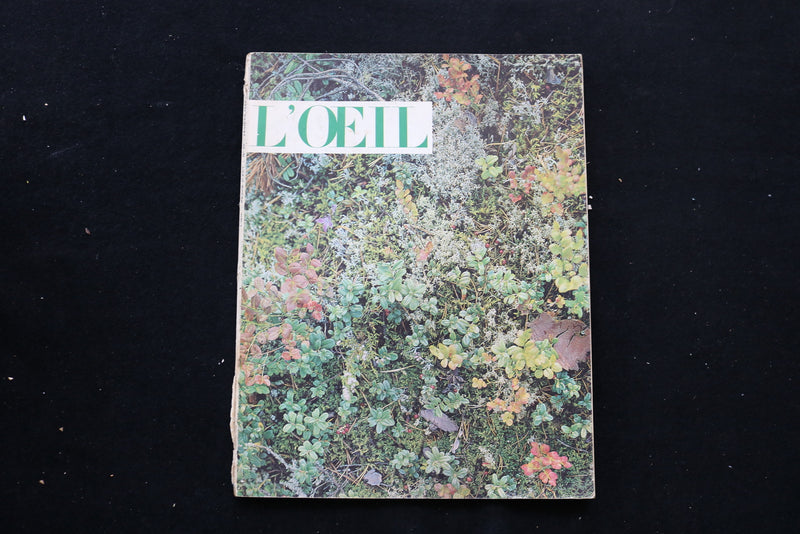 1963 FEBRUARY L'OEIL MAGAZINE - A BEAUTIFUL ILLUSTRATION COVER - E 9846