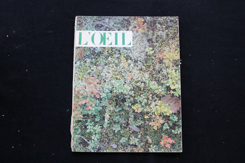 1963 FEBRUARY L'OEIL MAGAZINE - A BEAUTIFUL ILLUSTRATION COVER - E 9846