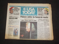 1997 SEP 4 USA TODAY NEWSPAPER-MILLIONS PAY RESPECTS TO PRINCESS DIANA - NP 7867