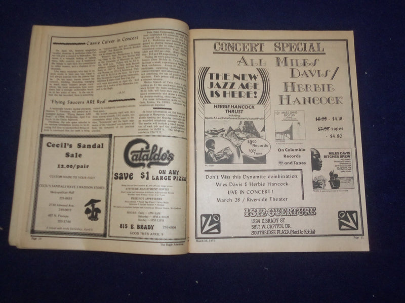 1975 MARCH 26 BUGLE AMERICAN MAGAZINE & COMMUNITY RESOURCE HANDBOOK - J 9426
