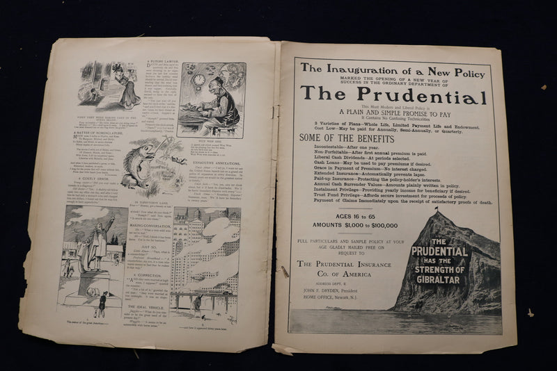 1901 MARCH 9 JUDGE MAGAZINE - INAUGURATION NUMBER - E 11590