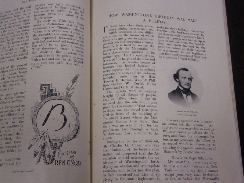 1895-1896 THE BOSTONIAN MAGAZINE LOT OF 3 ISSUES - WR 395