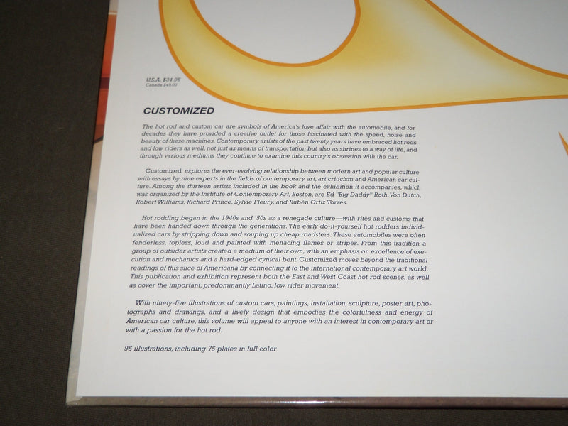 2000 CUSTOMIZED ART INSPIRED BY HOT RODS BOOK BY C. BRENDA JO & BRIGHT - D 145