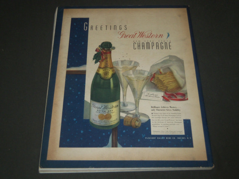1940 DECEMBER FORTUNE MAGAZINE - GREAT COVER & ADS - F 109