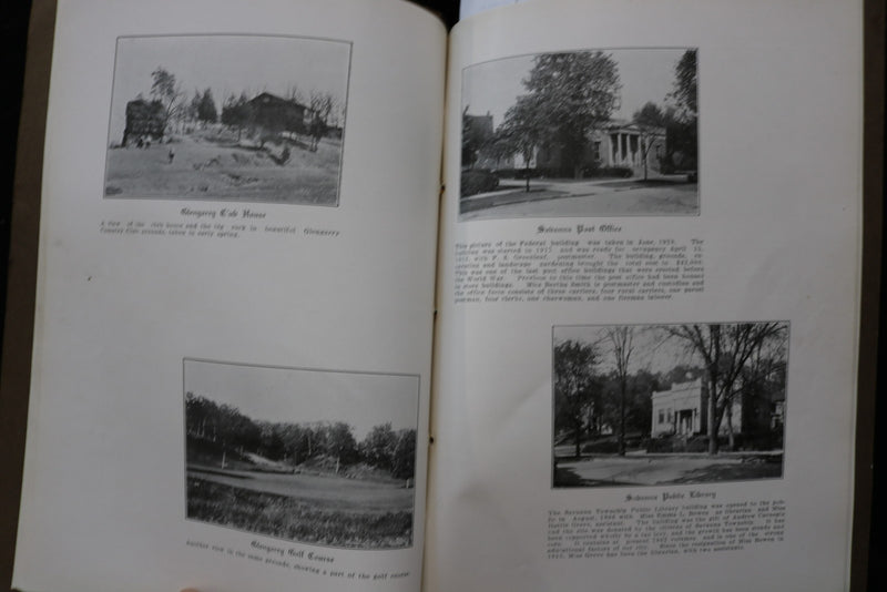 1928 SAVANA OLD AND NEW PICTURE BOOK - ILLINOIS - SOFTCOVER BOOK - K 2883