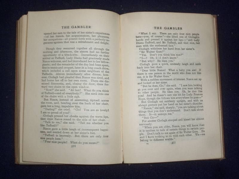 1905 THE GAMBLER HARDCOVER BOOK BY KATHERINE CECIL THURSTON - KD 9045