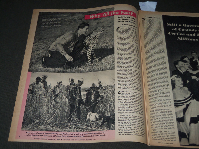 1950 APRIL 9 NY SUNDAY MIRROR MAGAZINE SECTION - ALL-AMERICAN BOY - J 2887