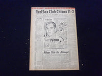 1958 JULY 11 BOSTON DAILY RECORD NEWSPAPER-GOLDFINE DARES THREAT OF JAIL-NP 6353