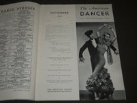 1940 SEPTEMBER THE AMERICAN DANCER MAGAZINE - NICE COVER - ST 4869