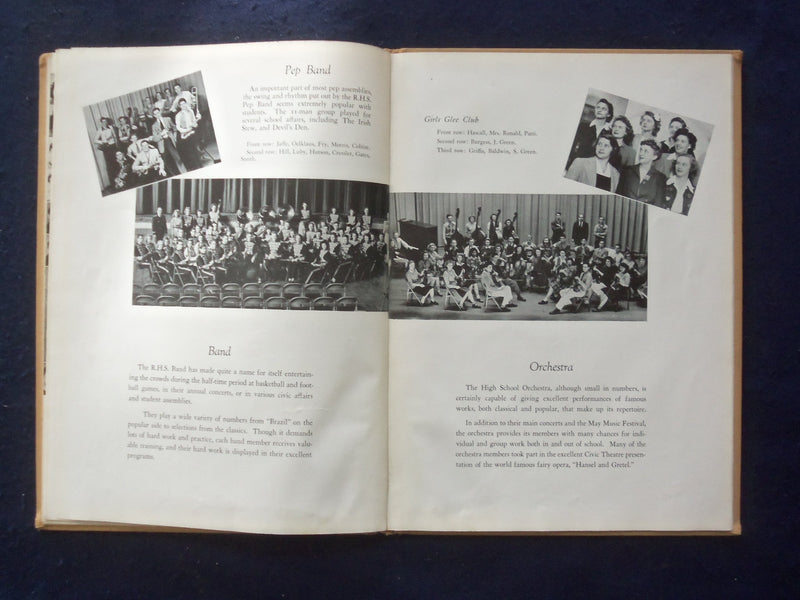 1944 PIERIAN RICHMOND HIGH SCHOOL YEARBOOK - RICHMOND, INDIANA - YB 1926K