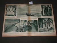 1935 MAR 9 MID-WEEK PICTORIAL MAGAZINE SECTION - GABLE-COLBERT - RUTH - J 3195