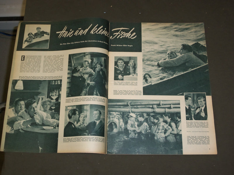 1957 SEP 3 FILM REVIEW (GERMAN) MAGAZINE - NICE PHOTOS, ARTICLES & ADS - B 3985