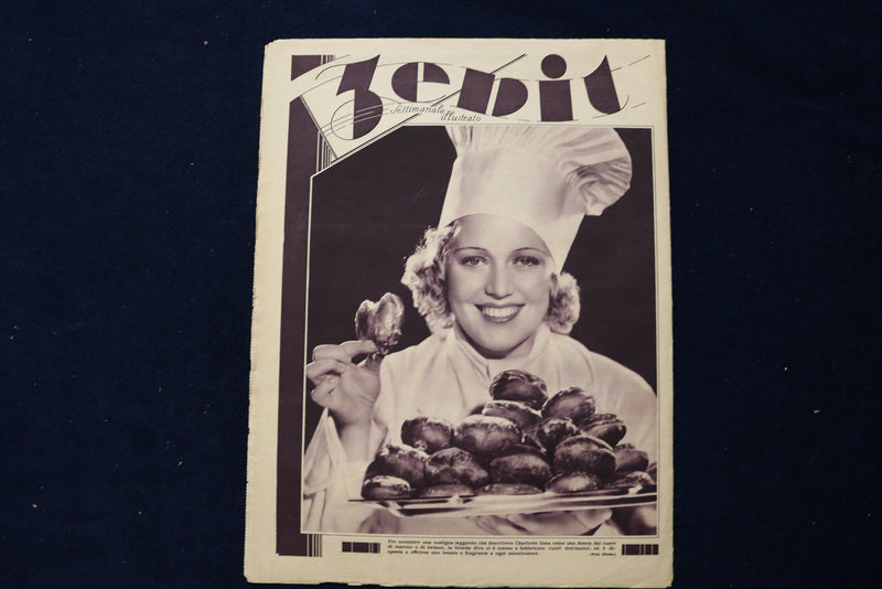 1933 JANUARY 11 ZENIT MAGAZINE - MARLENE DIETRICH COVER - ITALIAN - E 23801