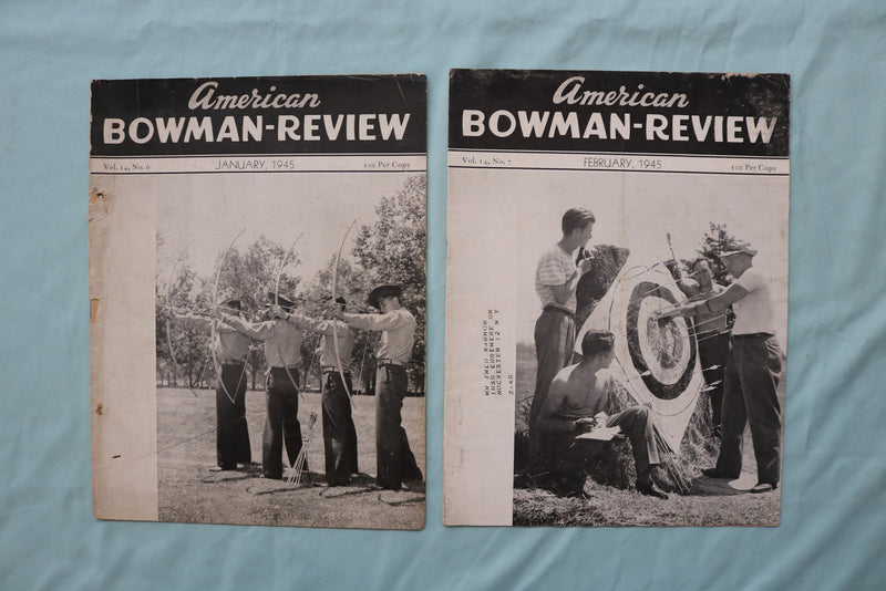 1945 AMERICAN BOWMAN-REVIEW MAGAZINE - LOT OF 11 - O 3751