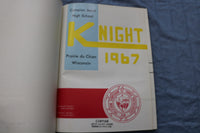 1967 KNIGHT CAMPION JESUIT HIGH SCHOOL YEARBOOK - PRAIRIE DU CHIEN, WI - YB 3405
