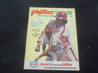 1978-1985 PHILADELPHIA PHILLIES PROGRAM/SCORECARD - LOT OF 5 - B 4443X