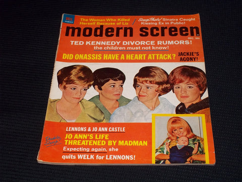 1969 DECEMBER MODERN SCREEN MAGAZINE - THE LENNON SISTERS COVER - E 16797