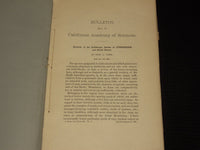 1886 SEPTEMBER CALIFORNIA ACADEMY OF SCIENCES BULLETIN - VOLUME 2 NO. 5 - K 553