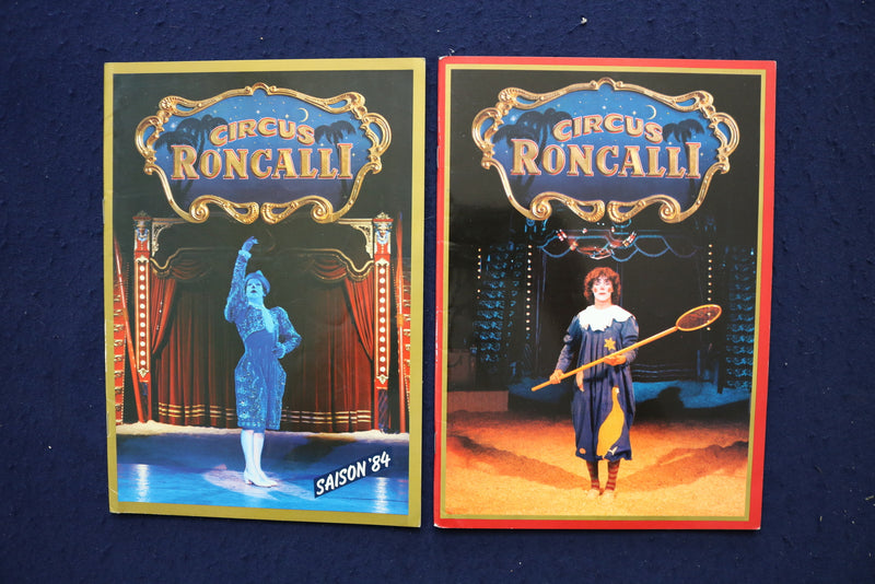 1984-1996 CIRCUS RONCALLI PROGRAMS - LOT OF 6 - O 3644