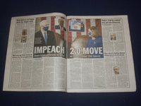 2021 JANUARY 12 NEW YORK DAILY NEWS NEWSPAPER- DEMS: PENCE INVOKE 25TH AMENDMENT