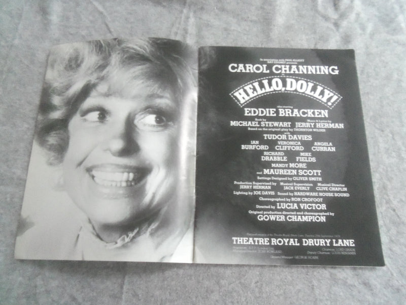 1979 HELLO, DOLLY! BROADWAY PROGRAM - CAROL CHANNING - J 7671