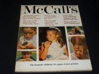 1967 FEBRUARY MCCALL'S MAGAZINE - THE KENNEDY CHILDREN FRONT COVER - E 1182