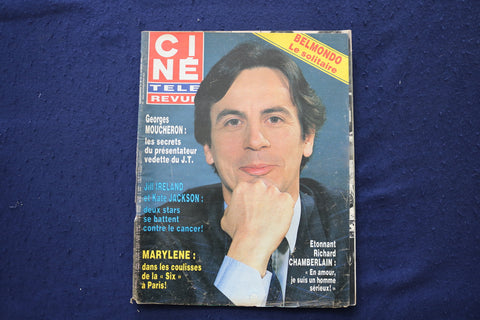 1987 MARCH 19 CINE TELE REVUE MAGAZINE - GEORGES MOUCHERON COVER - E 23557