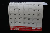1982 APRIL - 1983 MARCH NEW YORK YANKEES CALENDAR - K 2471