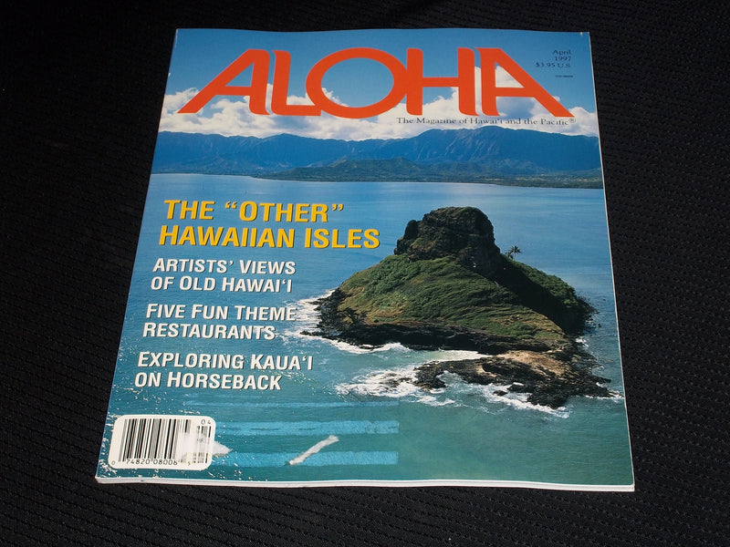 1997 APRIL ALOHA MAGAZINE - THE OTHER ISLES FRONT COVER - E 1621