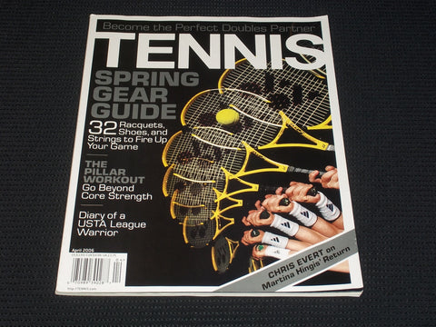 2006 APRIL TENNIS MAGAZINE - GEAR GUIDE FRONT COVER - E 2364