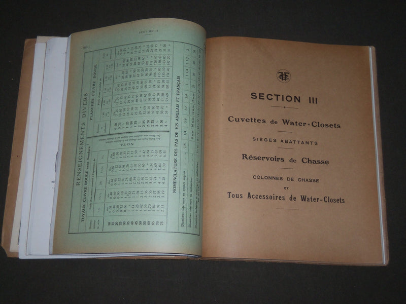 1920 FAVRE FRÈRES APPAREILS SANITAIRES FRENCH CATALOGUE - FR 736