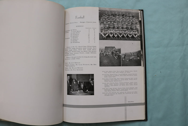 1935 THE RECHAUFFE EASTON HIGH SCHOOL YEARBOOK - EASTON, PENNSYLVANIA - YB 3553
