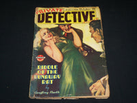 1945 OCTOBER PRIVATE DETECTIVE STORIES PULP MAGAZINE -RIDDLE OF RUNAWAY- ST 3374