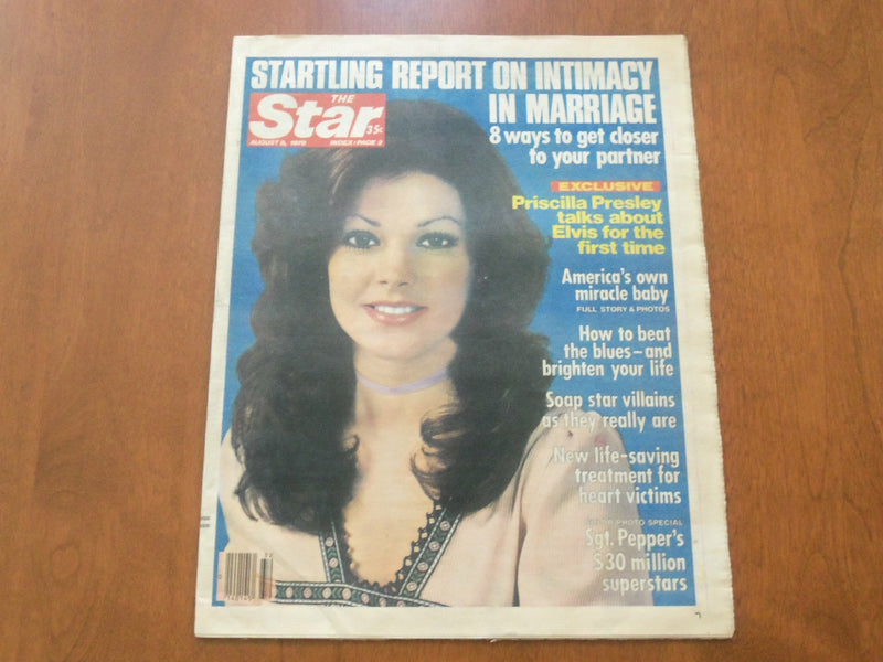 1978 AUGUST 8 THE STAR NEWSPAPER -PRISCILLA PRESLEY TALKS ABOUT ELVIS - NP 4703