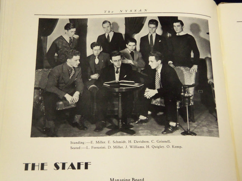 1938 NYSSAN STATE INSTITUTE OF APPLIED AGRICULTURE LONG ISLAND YEARBOOK - YB 785