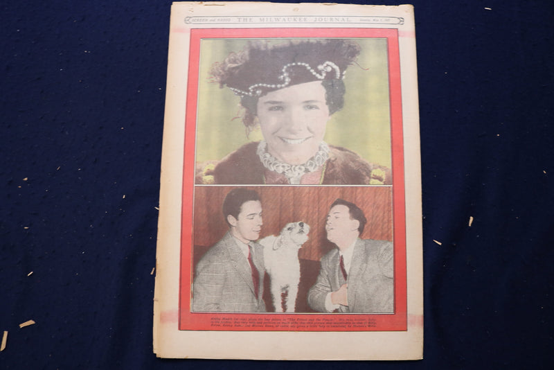 1937 MAY 2 SCREEN & RADIO MAGAZINE - LUISE RAINER COVER - E 23071