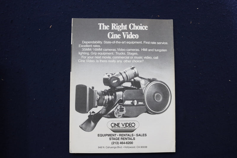 1987 MAR AMERICAN CINEMATOGRAPHER MAGAZINE - MICHAEL J. FOX-JOAN JETT - E 17737