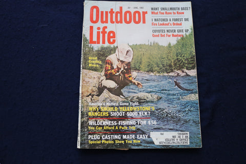 1962 JUNE OUTDOOR LIFE MAGAZINE - FISHING, HUNTING, CAMPING - E 9060