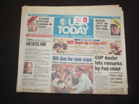 1996 DECEMBER 9 USA TODAY NEWSPAPER-GOP LEADER HITS REMARKS BY FED CHIEF-NP 7839